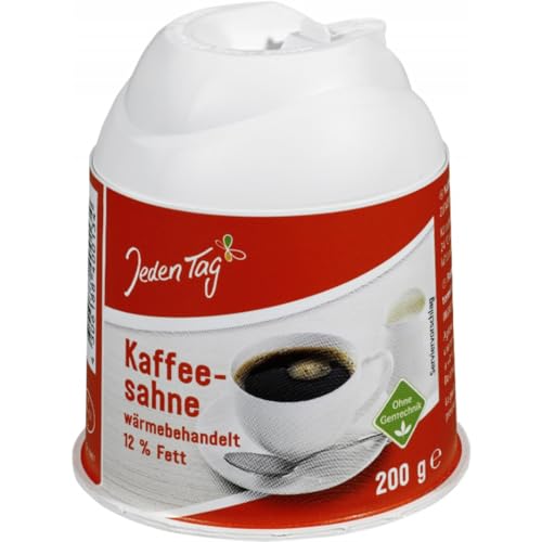 Jeden Tag Kaffeesahne 12% Fett 200 Gramm von Pufai