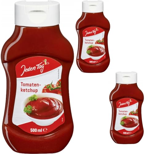 Jeden Tag Tomatenketchup 500 Mililiter x 3 STÜCK von Pufai