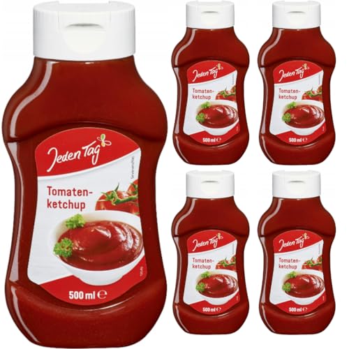 Jeden Tag Tomatenketchup 500 Mililiter x 5 STÜCK von Pufai