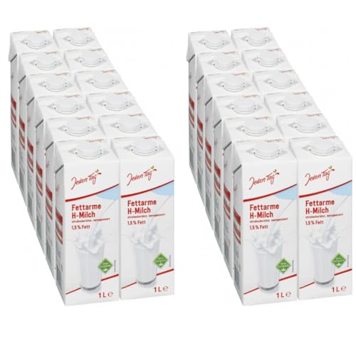 Jeden Tag fettarme milch% 1,5 Fett 1000 Mililiter x 24 STÜCK mit Pufai Grocery von Pufai