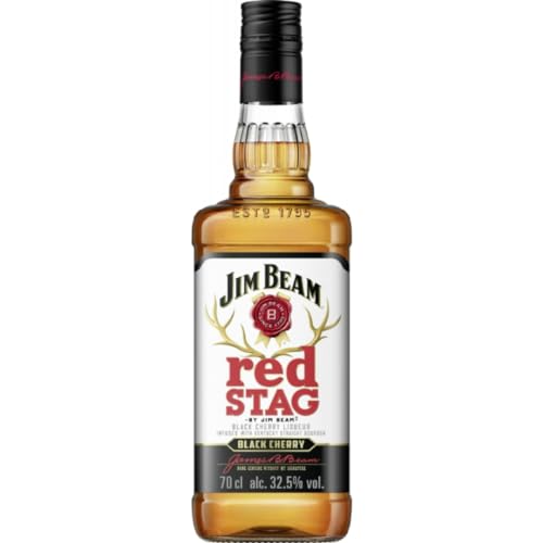 Jim Beam Red Stag Black Cherry Whiskey 700 Mililiter mit Pufai Grocery von Pufai
