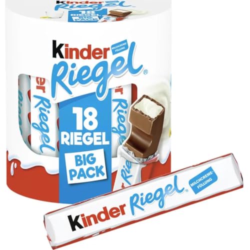 Kinder Schokoriegel Riegel, 378 Gramm, je 21g, 18 Riegel mit Pufai Grocery von Pufai