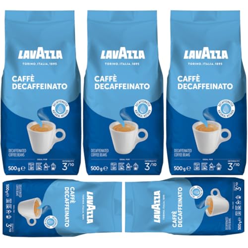 Lavazza Caffe Crema Decaffeinato Bohne Bohnen Coffee Kaffee 500 gramm x 5 STÜCK von Pufai