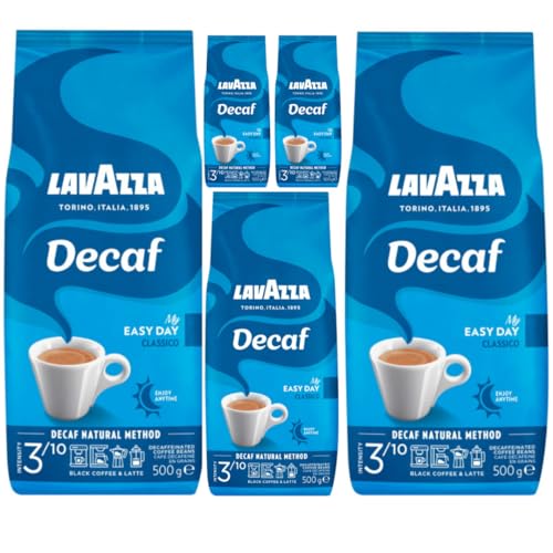 Lavazza Caffe Crema Decaffeinato Bohne Bohnen Coffee Kaffee 500 gramm x 5 STÜCK von Pufai