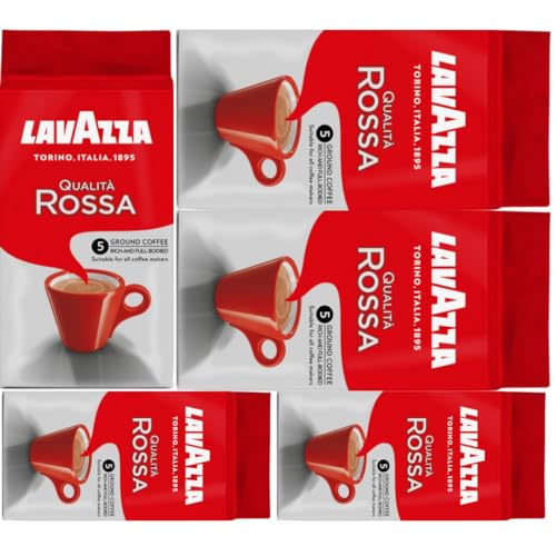 Lavazza Qualita Rossa Filterkaffee Coffee Kaffee 250 gramm x 5 STÜCK von Pufai