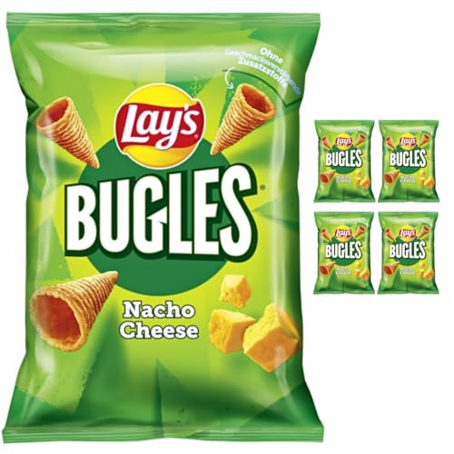 45 STÜCK X Lay's Bugles Nacho Cheese Chips 95 Gramm von Pufai