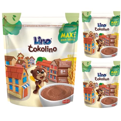 Lino Cokolino Babybrei Beutel Muesli Cornflakes Cerealien 1000 gramm x 3 STÜCK von Pufai