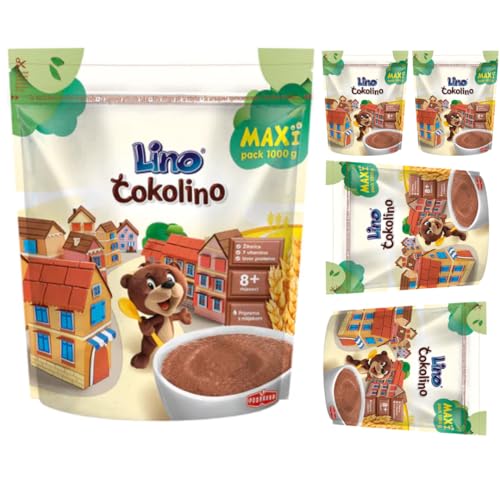 Lino Cokolino Babybrei Beutel Muesli Cornflakes Cerealien 1000 gramm x 5 STÜCK von Pufai