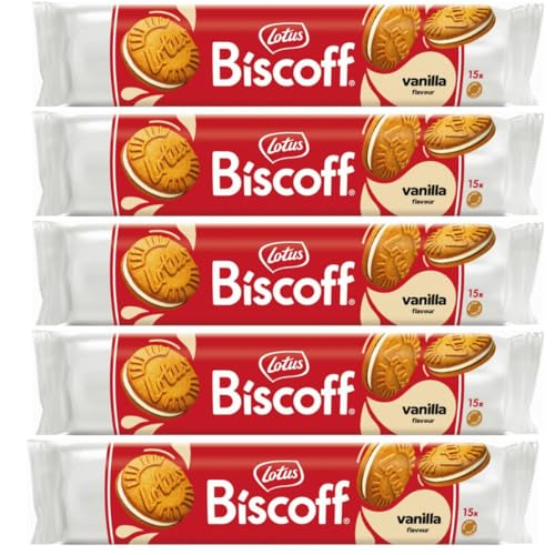 Lotus Biscoff Doppelkeks Vanilla 150 gramm x 5 STÜCK von Pufai