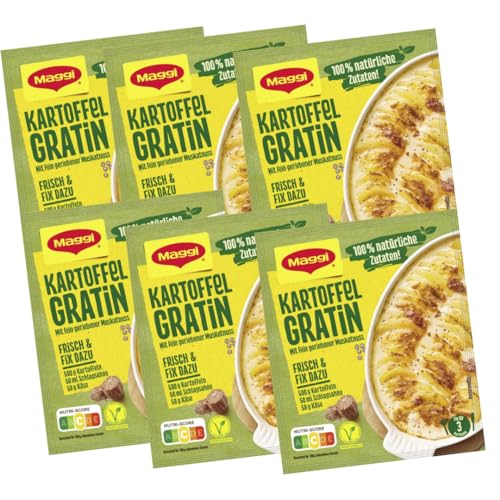 Maggi Fix für Kartoffel Gratin 42 Gramm x 6 STÜCK von Pufai