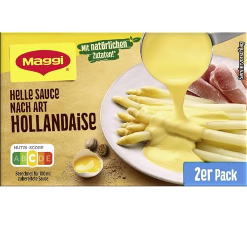 Maggi Helle Sauce nach Art Hollandaise 2 x 0,25 Mililiter x 12 STÜCK + pufai von Pufai