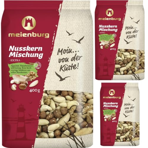 Meienburg Nusskernmischung Extra Snack 400 gramm x 3 STÜCK von Pufai