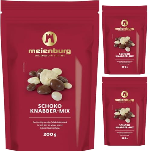 Meienburg Schoko-Knabber-Mix Schokolade Snack 200 gramm x 3 STÜCK von Pufai