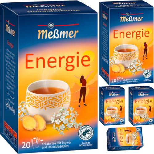 Meßmer Energie 20 Stück x 40 Gramm x 5 Packungen von Pufai