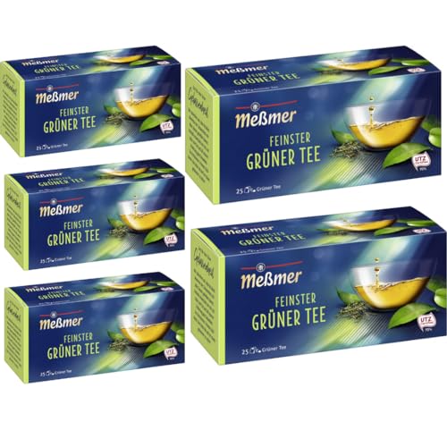 Meßmer Grüner Tee klein Tee 25 ST x 5 er Pack von Pufai