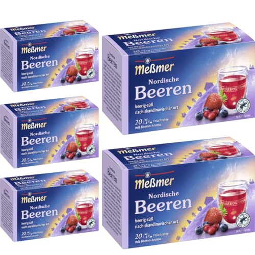 Meßmer Nordische Beeren Tee 20 ST x 5 er Pack von Pufai