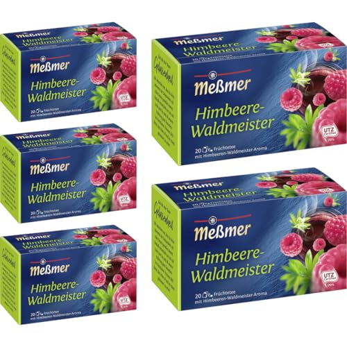 Meßmer Tee Himbeere-Waldmeister Tee 20 ST x 5 er Pack von Pufai