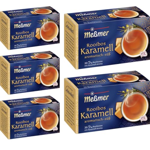 Meßmer Tee Rooibos Karamell Tee 20 ST x 5 er Pack von Pufai