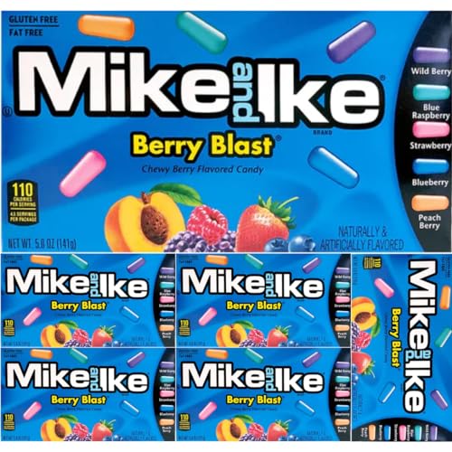 Mike and Ike Berry Blast Gummi Fruchtbonbons 141 Gramm X 6 STÜCK von Pufai