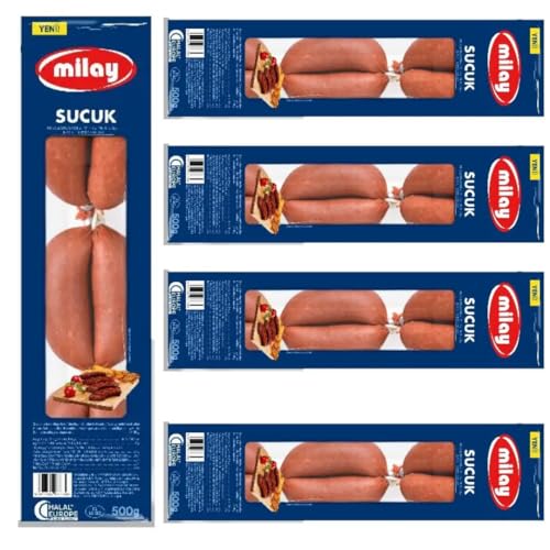 Milay Knoblauchwurst mit Hühnerfleisch (nach Türkischer Art) - 500 gr x 5 STÜCK von Pufai