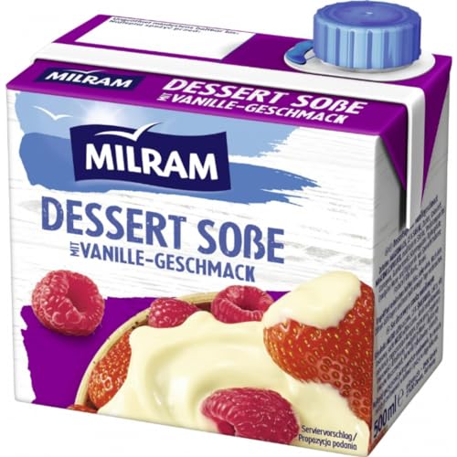 Milram Dessert Nachtisch Soße Vanille 500 Gramm von Pufai