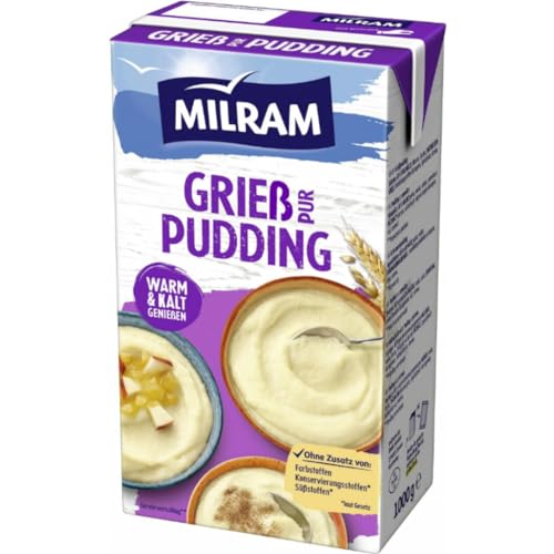 35 STÜCK X Milram Grießpudding Pur 1000 gramm von Pufai