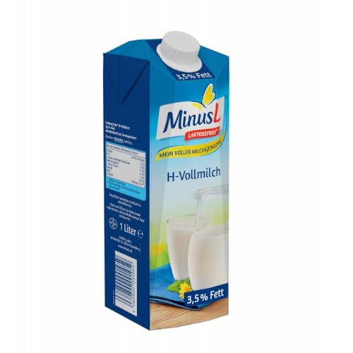 Minus L H-Vollmilch 3,5% Fett laktosefrei 1000 mililiter von Pufai