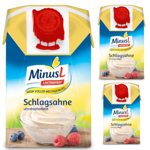 Minus L Schlagsahne 30% 200 milliliter x 3 STÜCK von Pufai