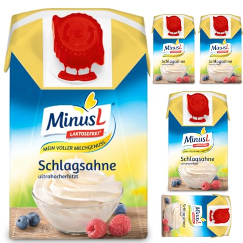 Minus L Schlagsahne 30% 200 milliliter x 5 STÜCK von Pufai