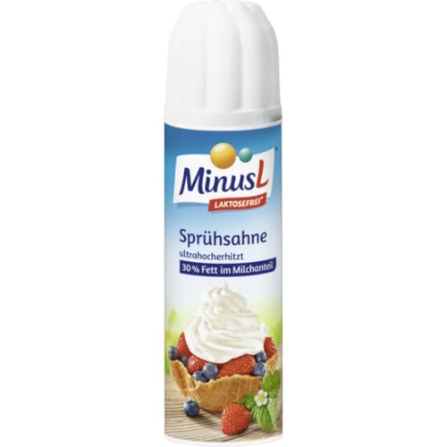 Minus-L Sprühsahne Cremig Sahne zum Kochen 30% Fett 250 gramm mit Pufai Grocery von Pufai