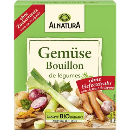 Mit Pufai Grocery, Alnatura Gemüsebouillon ohne Hefeextrakt Würfel 66 Gramm von Pufai