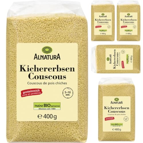 Mit Pufai Grocery, Alnatura Kichererbsen Couscous 400 Gramm x 5 STÜCK von Pufai