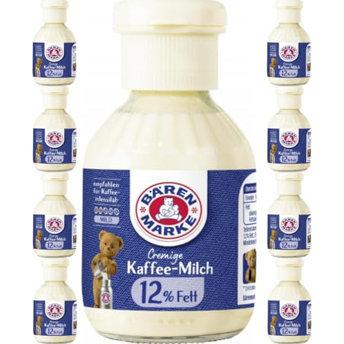 Mit Pufai Grocery, Bärenmarke Cremige Kaffee-Milch 12% Fett Kaffeegenuss 170 milliliter x 9 STÜCK von Pufai