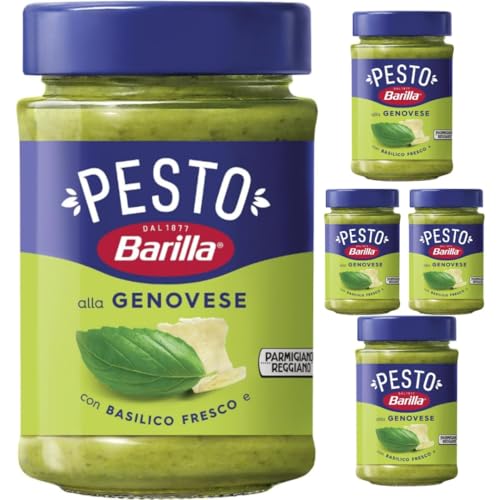 Mit Pufai Grocery, Barilla Pesto alla Genovese pasta sauce Soße 190 gramm x 5 STÜCK von Pufai