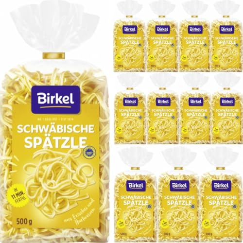 Mit Pufai Grocery, Birkel's No. 1 Schwäbische Spätzle Pasta Nudeln 500 gramm x 12 Stück von Pufai