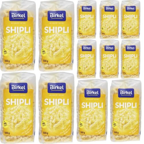 Mit Pufai Grocery, Birkel's No. 1 Shipli aus Hartweizen und Frischei Pasta Nudeln 500 gramm x 12 Stück von Pufai