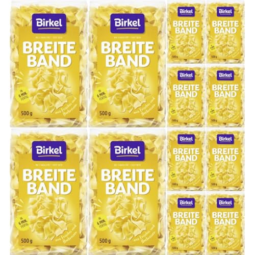 Mit Pufai Grocery, Birkel's No.1 Bandnudeln breit Pasta Nudeln 500 gramm x 12 Stück von Pufai