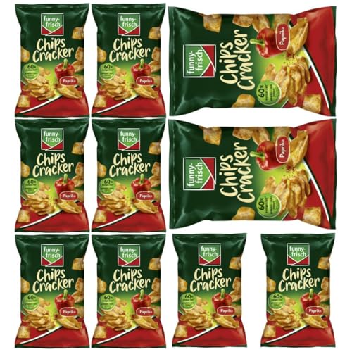 Mit Pufai Grocery, Funny-frisch Chips Cracker Paprika Chips Cracker 90 gramm x 10 Stück von Pufai