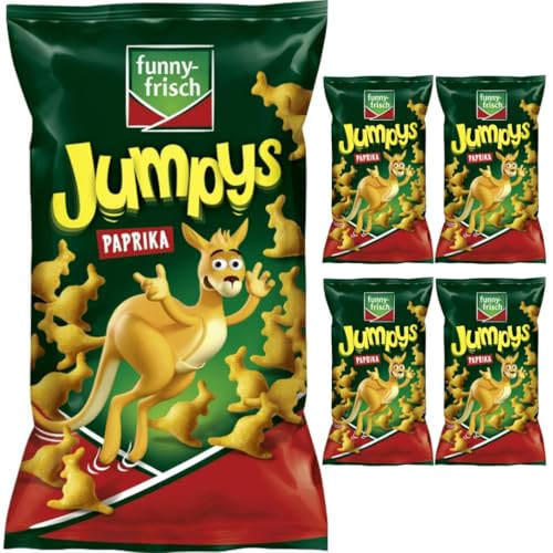 Mit Pufai Grocery, Funny-frisch Jumpys Paprika chips crackers 75 gramm x 5 Stück von Pufai