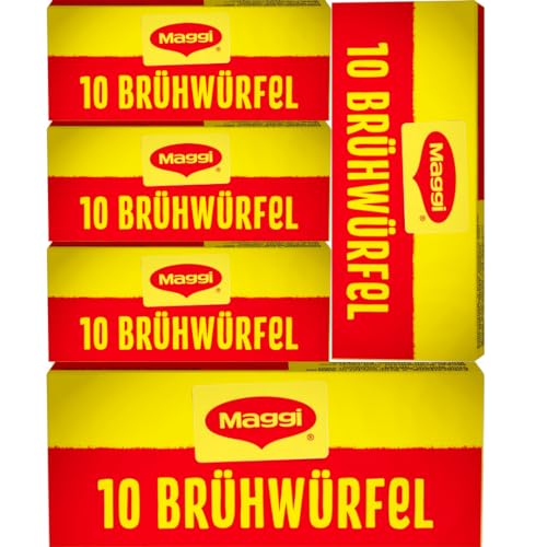 Mit Pufai Grocery, Maggi Brühwürfel für 40 Gramm (10x4 gr) x 5 STÜCK von Pufai