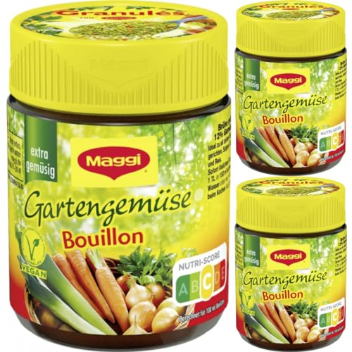 Mit Pufai Grocery, Maggi Gartengemüse Bouillon 130 Gramm x 3 STÜCK von Pufai