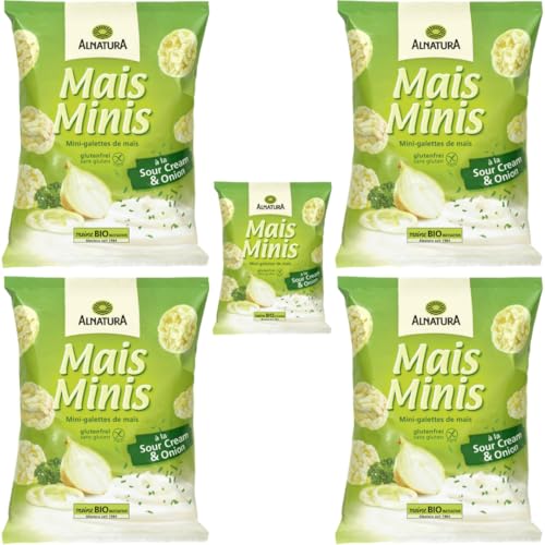 Mit Pufai Grocery, Mais Minis à la Sour Cream & Onion 50 gramm x 5 Stück von Pufai