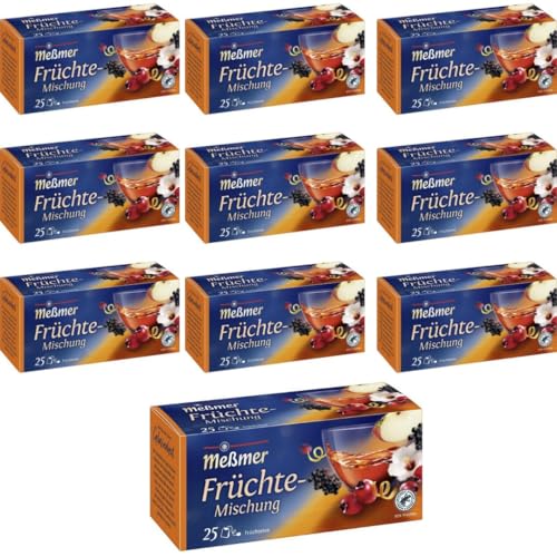 Mit Pufai Grocery, Meßmer Früchte-Mischung Tee 25 STÜCK X 3 gramm x 10 er Pack von Pufai