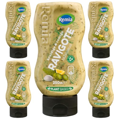 Mit Pufai Grocery, Remia RAVIGOTE-TISCHSAUCE TAFELSAUS 250 Mililiter X 5 STÜCK von Pufai