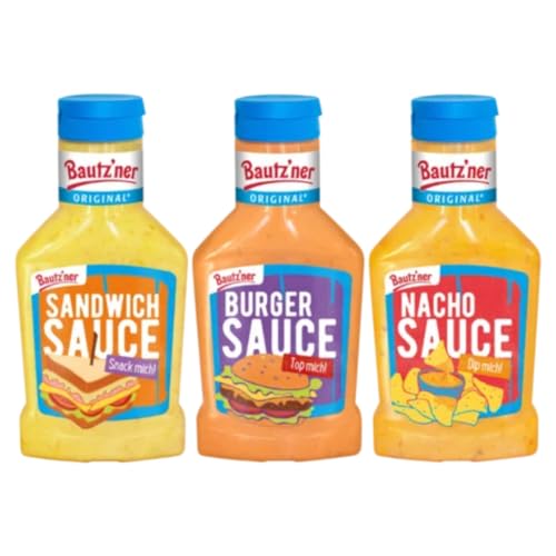 Mit Pufai Grocery, Snack sauce Bundele Sandvic Nacho Burger Käse Sauce 300ml x 3 Stück von Pufai