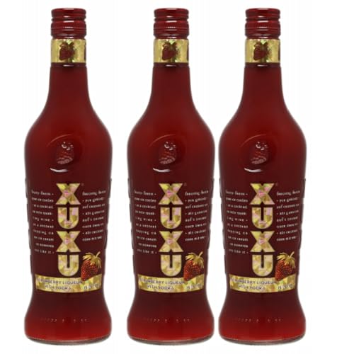 Mit Pufai Grocery, Xuxu Erdbeer Drink Erdbeerlikör mit Wodka 500 milliliter x 3 Flasche von Pufai