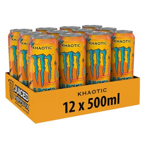 Monster Energy Pipeline Punch (Einweg) Energiegetränk 500 ml x 12 Stück von Pufai