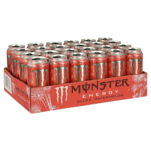 Monster Energy Ultra Watermelon (Einweg) Energiegetränk 500 ml X 24 STÜCK von Pufai