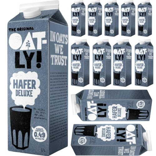 Oatly Haferdrink Deluxe Oat Drink 1000 milliliter x 12 STÜCK [Frischegarantie] von Pufai