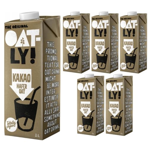 Oatly Haferdrink Kakao Oat Drink 1000 milliliter x 6 STÜCK [Frischegarantie] von Pufai